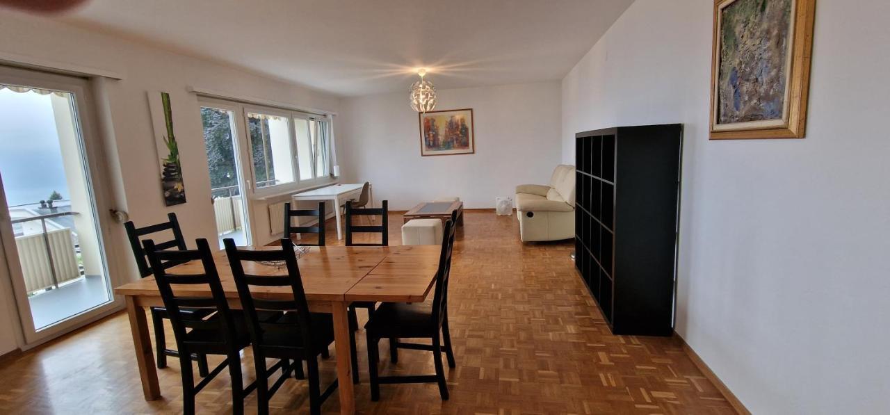 Lugano Lakeview Apartment Private Parking & Self Check-In Zewnętrze zdjęcie