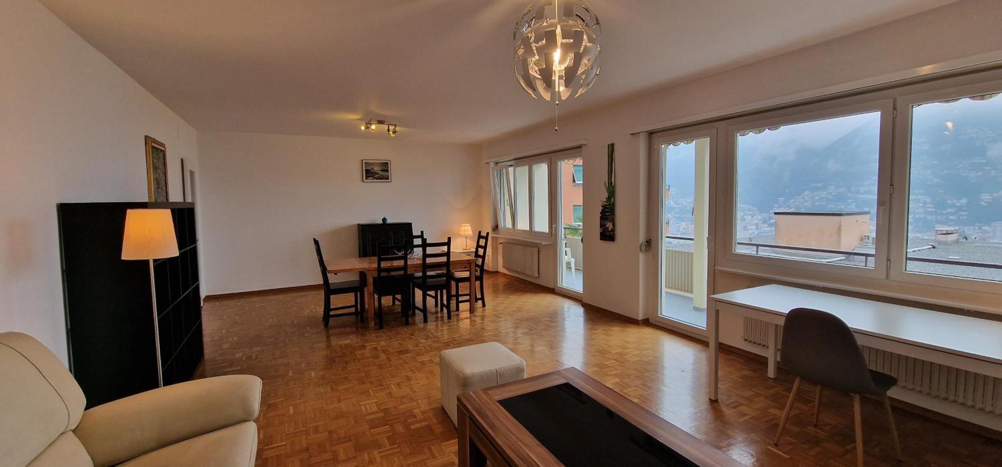 Lugano Lakeview Apartment Private Parking & Self Check-In Zewnętrze zdjęcie